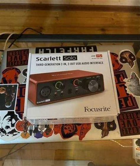 Focusrite Scarlett Solo Rd Gen Festima Ru