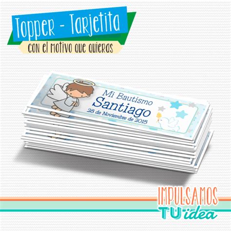 Bautismo Varón Tarjetita souvenir para imprimir angelito celeste