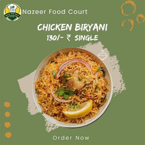 Chicken Biryani Nazeer Food Court