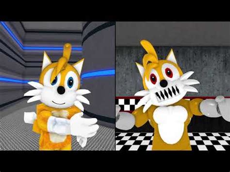 New Tails Vs Tails Animatronic Jumpscare Roblox Piggy Fangame Youtube