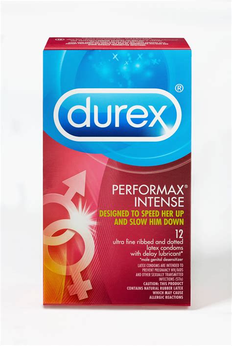 Durex Performax Intense Ultra Fine Ribbed And Dotted Condoms With