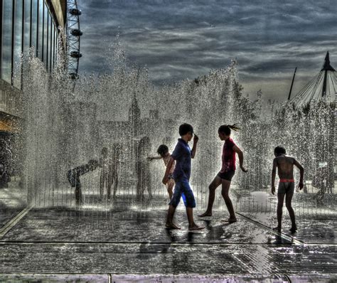 Children Playing In Fountain Free Stock Photo - Public Domain Pictures