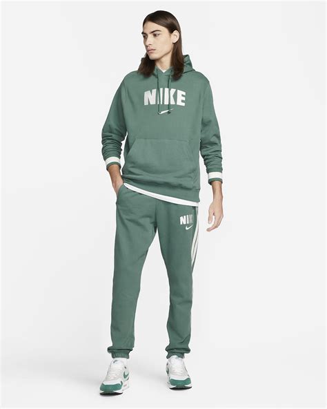 Nike Sportswear Mens Retro Fleece Pullover Hoodie Nike Uk