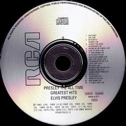 PRESLEY The All Time Greatest Hits UK 1999 ODC BMG PD 90100 2