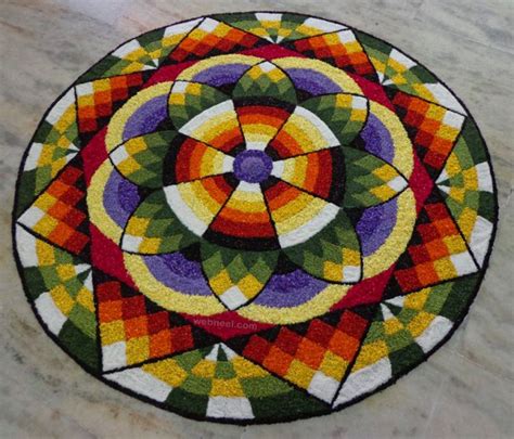 70 Beautiful Award winning Onam Pookalam Designs Athapookalam