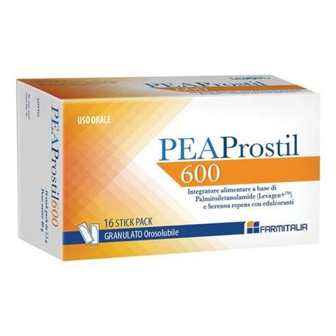 PEA Prostil 600 Farmitalia 16 Orosoluble Sticks Loreto Pharmacy