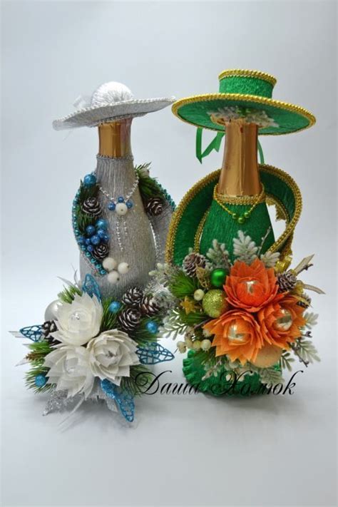 поделки | Wine bottle crafts, Bottle crafts, Wine bottle decor