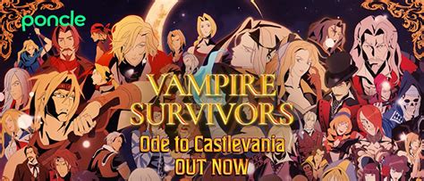 Vampire Survivors Le DLC Ode To Castlevania Est Disponible Sur