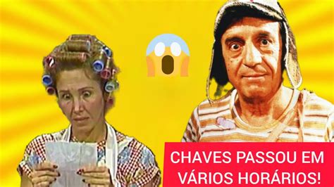 CONHEÇA TODOS OS HORÁRIOS QUE CHAVES JÁ FOI EXIBIDO NO SBT YouTube