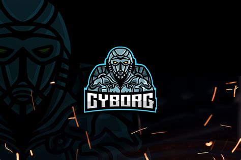 Cyborg Esports Mascot Esport Logo Graphic By Bewalrus Creative