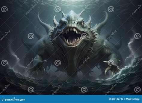 Leviathan Mythology Leviathan Artwork Giant Sea Creature Sea Dragon ...