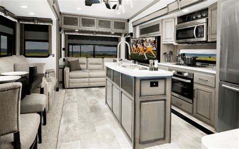 Top Front Kitchen Fifth Wheel Floor Plans for RV Living