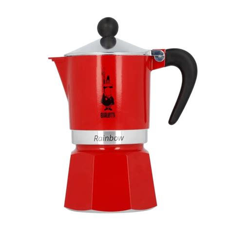 Bialetti Rainbow Cafetera Moka Roja