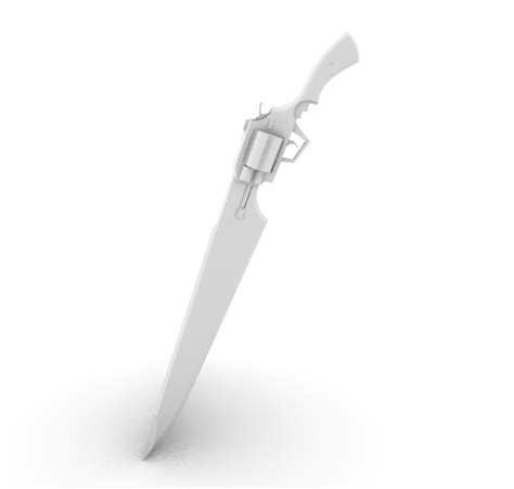 Stl File Final Fantasy Viii Squall Leonhart Gunblade For Cosplay 3d