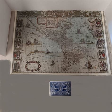 Vintage America Nova Tabula Map