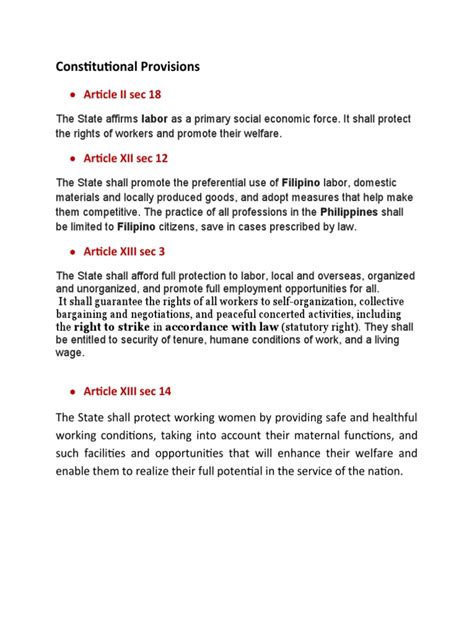 Constitutional Provisions | PDF