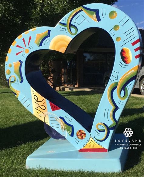 Double Parked Heart Sculpture In Loveland Co