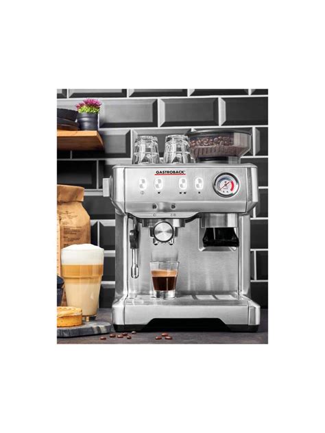 Gastroback Design Espresso Advanced Barista Silber