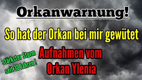 UNWETTER Nach Dem Orkan Ist Vor Dem Orkan Auf Ylenia Folgt Zeynep So