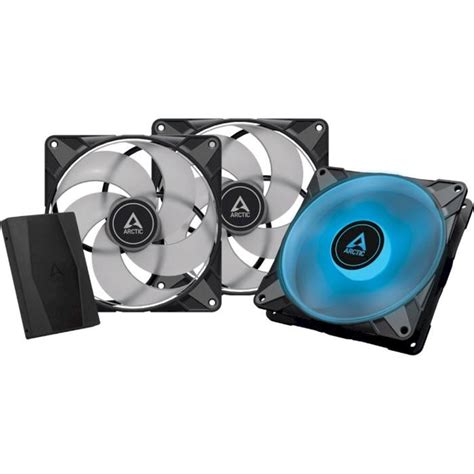 Arctic P Pwm Pst Rgb Db Fan Pack Black Acfan A