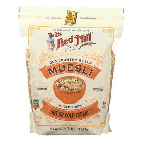 Bob S Red Mill Cereal Muesli Hot Or Cold Case Of Oz