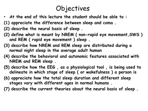 Ppt Physiology Of Sleep Powerpoint Presentation Free Download Id