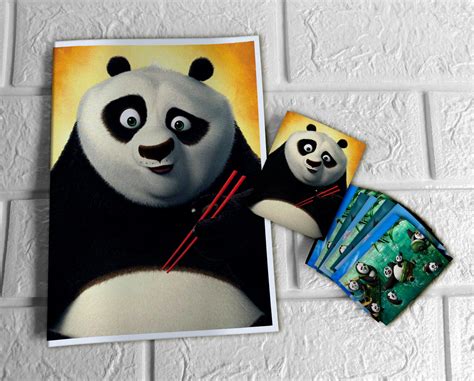 Álbum de Figurinhas Kung Fu Panda Elo7 Produtos Especiais