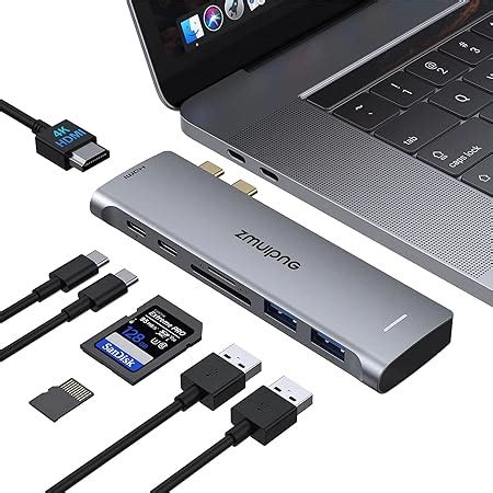 Amazon USB C Hub Adapter For MacBook Pro Air 2022 2021 2020 2019