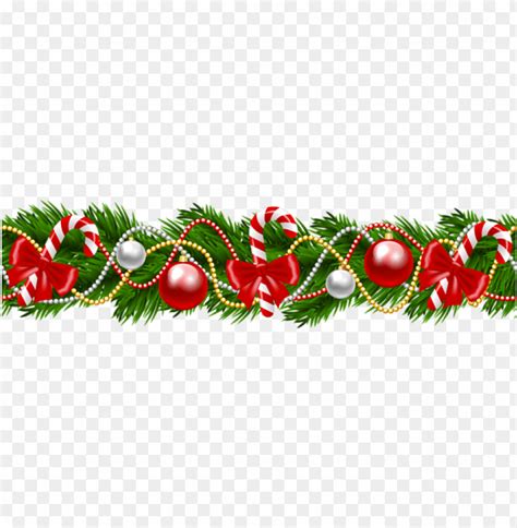 Free Download Hd Png Christmas Pine Deco Garland Png Images 41100