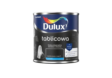 Farba do tablic do pisania kredą Dulux czarna 0 25 l Trops