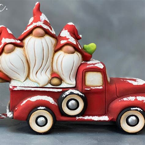 Ceramic Tree In Truck Ready To Paint Ceramic Bisque Etsy