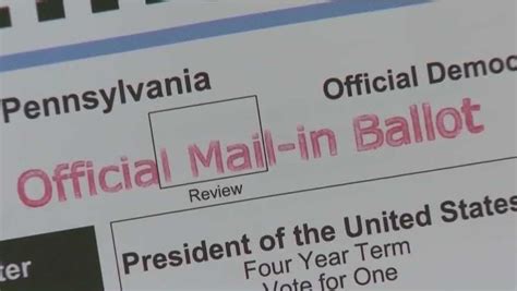 Gray Area Of Mail In Voting Law Up To Pennsylvania Court