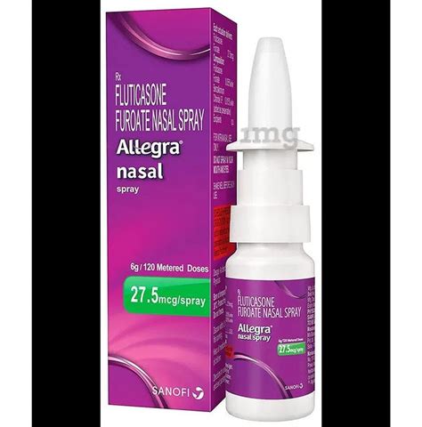 Fluticasone Furoate Mcg Allegra Nasal Spray For Clinical