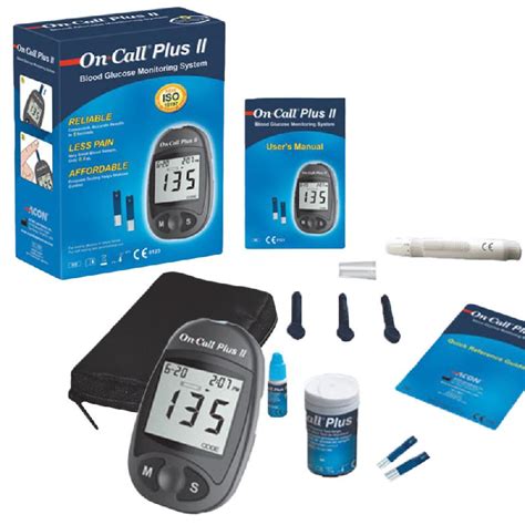 Glucometre On Call Plus Ii Starter Kit Complet Comparer Les Prix De