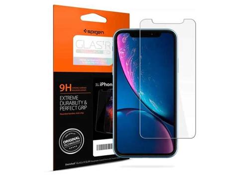 Spigen szkło hartowane Apple iPhone XR 11 Glas tR Slim HD 4kom pl