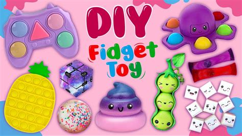 10 Diy Super Fantastic Fidget Toys To Make In 5 Minutes Viral Tiktok Pop It And Stress Reliever