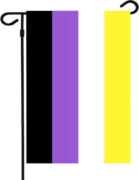 Non Binary Flag Non Binary Pride Garden Flag Nb Pride Genderqueer