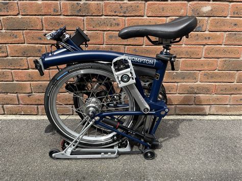 Immaculate Brompton M L Tempest Blue Folding Bikes U Folding Bikes U