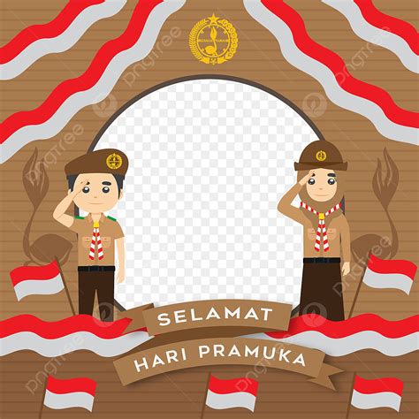 Scout Hari Pramuka Vector Hd Png Images Twibbon Selamat Hari Pramuka