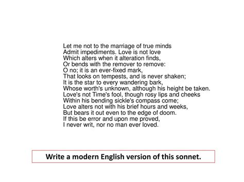 Modern Sonnets