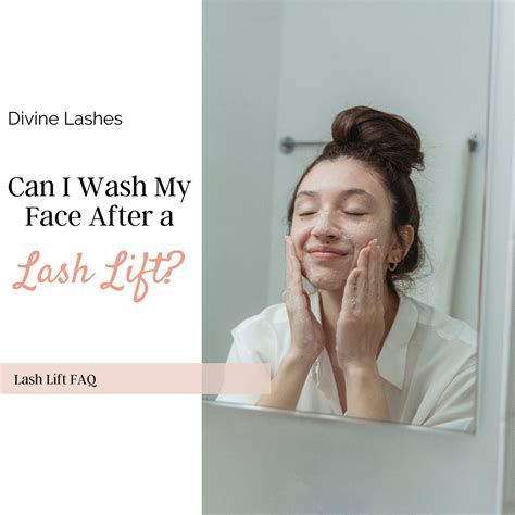 Can I Wash My Face After a Lash Lift? (Explained!)
