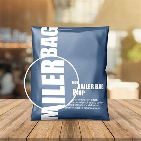 Free Poly Mailer Bag Mockup Psd Template