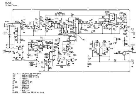 Exploring The Schematic Of The Boss Od Overdrive Pedal