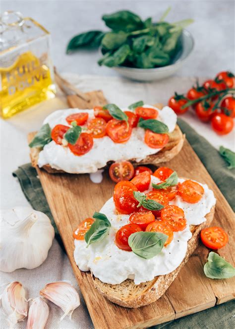 Bruschetta Met Burrata Uit Paulines Keuken