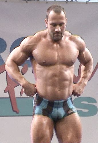 Bodybuilders Privates Exposed Bulge Posing Trunks Visible Penis