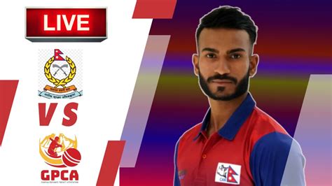 Gandaki Province Vs Apf Live Kp Oli Cup T Cricket Live Match