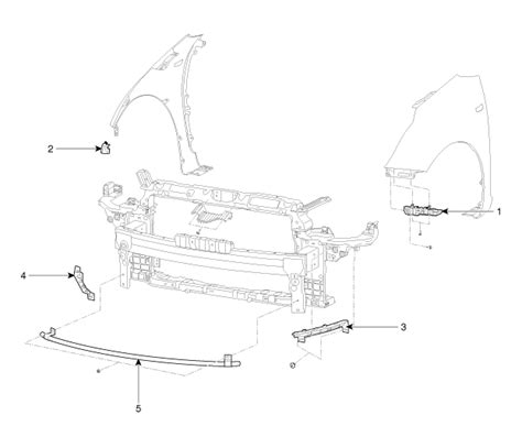 Kia Ceed Composants Et Emplacement Des Composants Pare Chocs Avant