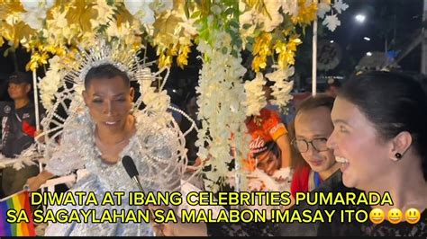 DIWATA AT IBA PANG PERSONALIDAD AT CELEBRITIES PUMARADA SA SAGAYLAHAN