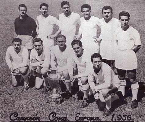 R Madrid CampeÓn De Europa 1956 Campeones Deportes Maravillas