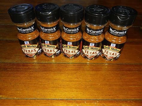 Mccormick Grill Mates Texas Bbq Seasoning Oz Pack Of Brand New